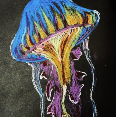 Ilustração do curso Giz Pastel Seco e Oleoso